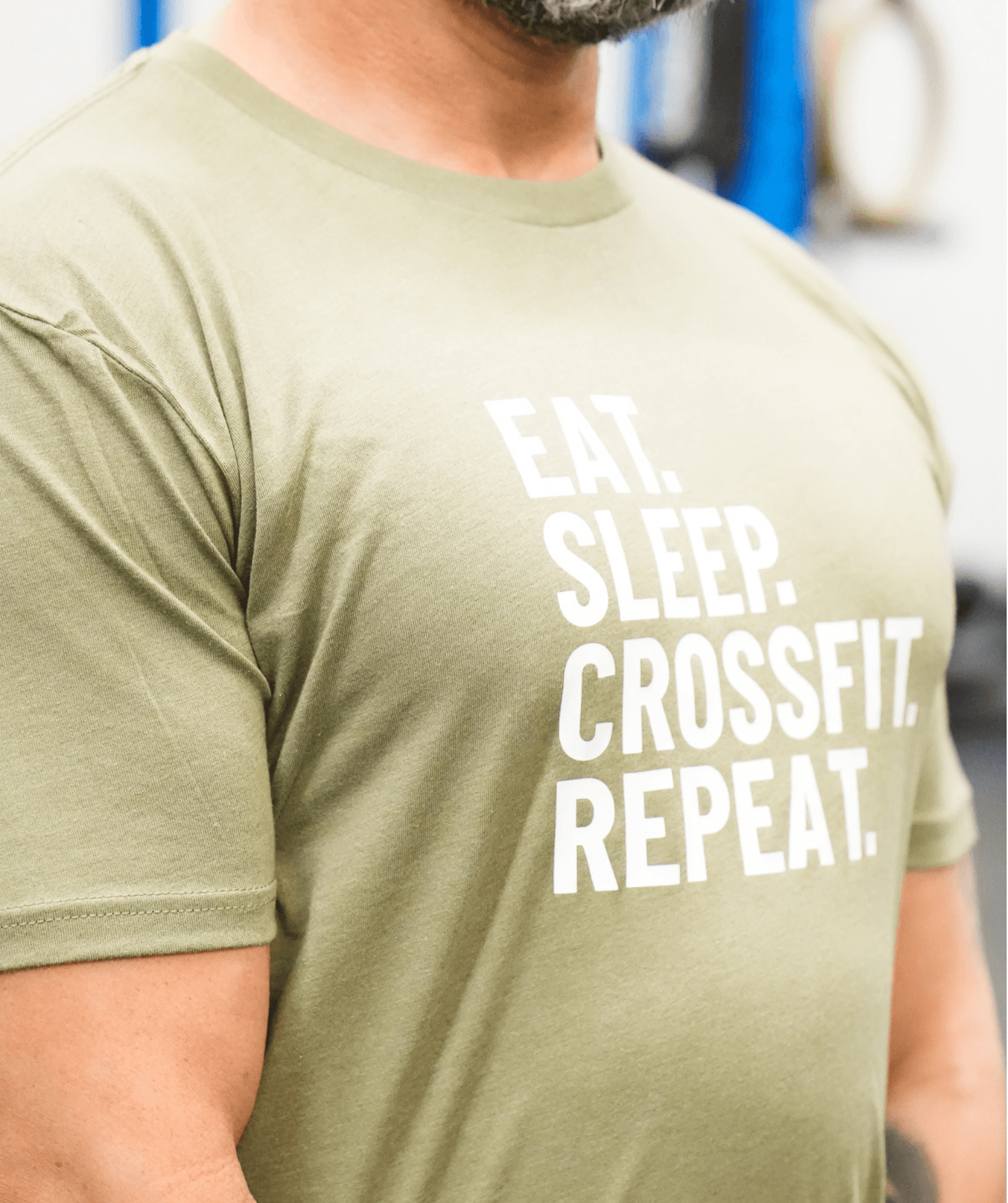 Eat Sleep Crossfit Repeat T-Shirt - Mango Activewear